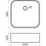 Раковина OMOIKIRI JUNE-LI Natceramic/lipstick 4972074