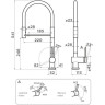 Смеситель OMOIKIRI KANTO-2 PLUS-SB-BN-WH латунь/нержавеющая сталь/белый 4994450